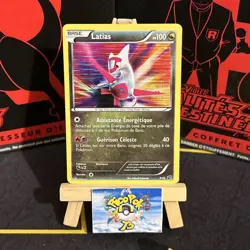 Carte Pokemon Latias 9/20 Holo N&B Coffre des dragons FR Good - Image 1