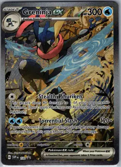 Greninja Ex SVP 132 - Shrouded Fable Black Star Promo - Pokemon Card - NM - Image 1