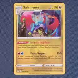 Salamence 109/203 - Evolving Skies - Rare Holo Pokemon Card - NM - Image 1