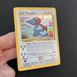 Cool Porygon #15 WOTC Black Star Promo Pokemon Card - Image 3