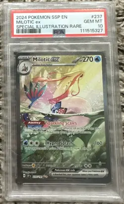 2024 Pokemon Milotic ex SIR Surging Sparks 237/191 PSA 10 - Image 1