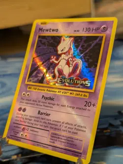 Mewtwo - 51/108 - Pokemon Evolutions PreRelease Promo HOLO BLEED - Image 3