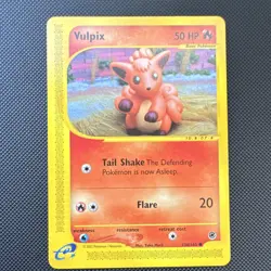 Pokemon Vulpix 136/165 Expedition Base Set 2002 Basic 50 HP Common Regular - Image 1