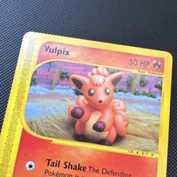 Pokemon Vulpix 136/165 Expedition Base Set 2002 Basic 50 HP Common Regular - Image 2