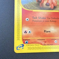 Pokemon Vulpix 136/165 Expedition Base Set 2002 Basic 50 HP Common Regular - Image 5