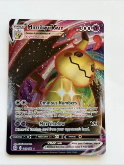 Pokemon TCG Brilliant Stars Mimikyu VMAX 069/172 Near Mint - Image 1