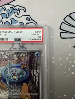 PSA 10 GEM MT Squirtle AR 052/049 SVG Japanese Pokemon Card Special Deck Set ex - Image 3