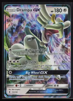 Drampa GX 115/145 SM - Guardians Rising Pokemon TCG Card - Image 1