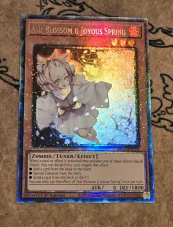 Yugioh Ash Blossom & Joyous Spring RA01-EN008 Prismatic Collector's Rare NM - Image 1