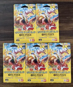 One Piece TCG OP15 Adventure On Kami’s Island Sleeved Booster Pack x5 Lot Of 5 - Image 1
