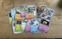 Pokemon TCG 16 Assorted Japanese Card Lot 2022-2025 NM - Image 1