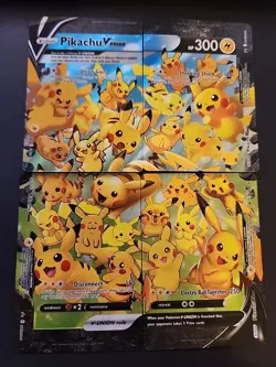 Pikachu V-Union [Set of 4] SWSH: Sword & Shield Promo Cards Holo - Image 1