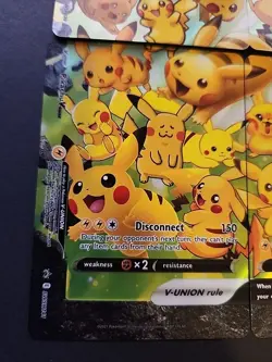Pikachu V-Union [Set of 4] SWSH: Sword & Shield Promo Cards Holo - Image 3