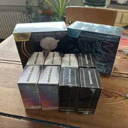 FACTORY SEALED Pokemon Booster Bundles Prismatic Evolutions + Phantasmal Flames - Image 1