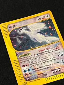 Pokemon Lugia Aquapolis Crystal Holo Rare #149 LP for vintage - Image 5