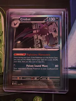 Pokemon Crobat 76 Chaos Rising Staff Promo - Image 1