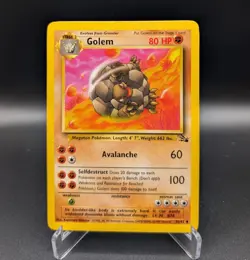 Golem - 36/62 Fossil Uncommon - LP - Pokemon TCG WOTC Vintage 1999 - Image 1