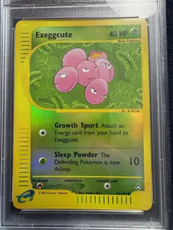 PSA 7 Exeggcute 076/147 REVERSE HOLO Aquapolis Pokemon TCG eReader Near Mint - Image 3