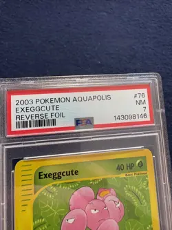 PSA 7 Exeggcute 076/147 REVERSE HOLO Aquapolis Pokemon TCG eReader Near Mint - Image 4