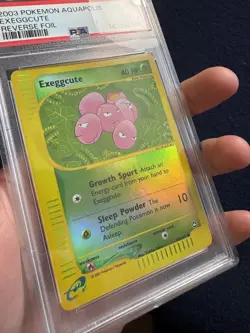 PSA 7 Exeggcute 076/147 REVERSE HOLO Aquapolis Pokemon TCG eReader Near Mint - Image 5