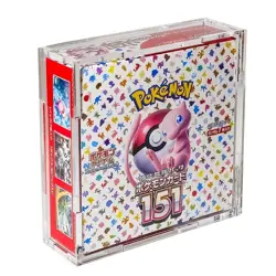 Pokemon Japanese Booster Box Acrylic Display Case - Magnetic Lid - Protection - Image 2