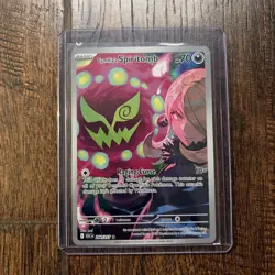 Pokemon TCG Cynthia's Spiritomb 244/217 Illustration Rare Ascended Heroes NM - Image 1