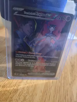 Pokemon Team Rocket's Mewtwo EX Full Art Holo 231/182 Destined Rivals SIR - Image 1