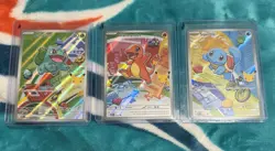 Pokemon First Partner Promo Charmander Squirtle Bulbasaur MEP 037 038 039 D - Image 1