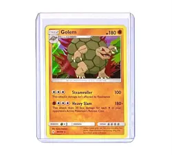 Pokemon 2019 Sun & Moon: Unbroken Bonds Holo Rare #89/214 GOLEM - Image 1
