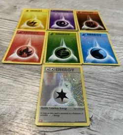 Pokemon 7 Holo Energy Card Set Classic Collection English Lot - Near Mint NM - Image 1