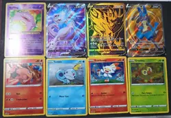 POKEMON CARD LOT 100 + CARDS !! NEAR MINT !! RARES, PROMO'S, GREAT VALUE !! - Image 1