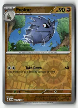 Pupitar 081/159 Common Journey Together Pokemon Reverse Holo Near Mint - Image 1