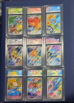 2026 Pokemon 1st Partner Illustration Collection Series 1 Full Set ACE 10 9 - Image 1