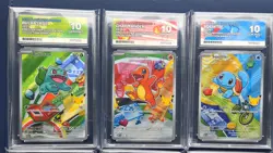 2026 Pokemon 1st Partner Illustration Collection Series 1 Full Set ACE 10 9 - Image 2
