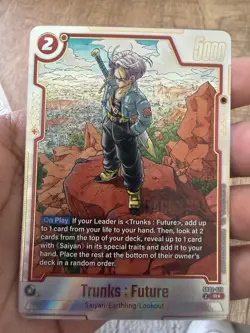 Dragon Ball Super Fusion World Manga Booster 02 Trunks: Future Alt Art R* - Image 1