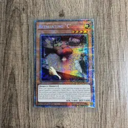 Yu-Gi-Oh! Retaliating “C” (MP25-EN027) 1st Edition Starlight Rare NM - Image 1