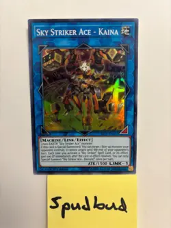 Sky Striker Ace - Kaina Super Rare SAST-EN055 LP 1st Ed Yu-Gi-Oh! - Image 1