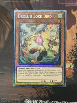 Yugioh Droll & Lock Bird (Alternate Art) (PCR) RA02-EN006 - Image 1