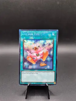 One for One (Alternate Art) (Prismatic Collector Rare) RA03-EN056 Yu-Gi-Oh NM - Image 1