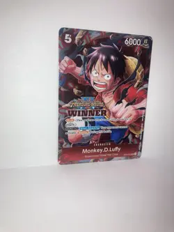 MONKEY D. LUFFY TREASURE CRUISE WINNER PACK VOL.5 FOIL PROMO 2023 NEAR MINT - Image 1