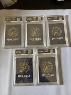 One Piece Five Elders Special Red Alt GOD DEMON PACK Full Set ENG PSA10!!!!!! - Image 2