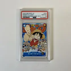 PSA 10 Monkey D. Luffy P-033 PROMO Jump ONE PIECE Card Game Japanese Limited - Image 1