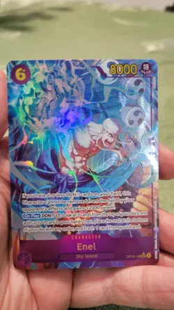 One Piece TCG - Enel (OP15-118) (Alt Art) SEC - Adventure on Kami's Island NM/M - Image 1