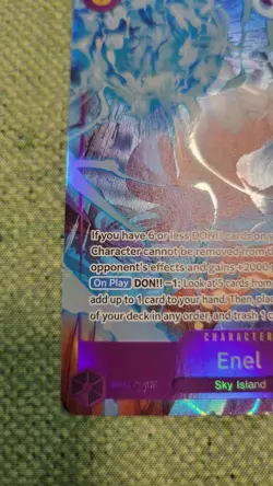 One Piece TCG - Enel (OP15-118) (Alt Art) SEC - Adventure on Kami's Island NM/M - Image 5