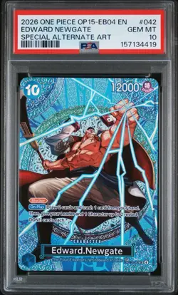 One Piece Edward Newgate Special Alternate Art OP15-EB04 EN #042 Gem Mint - Image 1