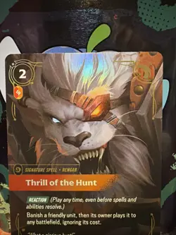 Thrill of the Hunt Foil 184/219 Unleashed Riftbound League of Legends - Image 2
