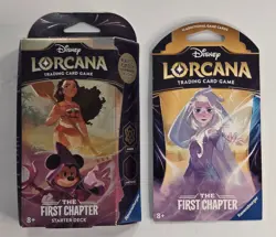 LORCANA The FIRST Chapter SEALED Starter Deck & Booster Pack DISNEY TCG - Image 1