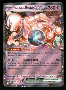 Team Rocket's Mewtwo ex 205 SV: Scarlet & Violet Promo Cards Promo NM - Image 1