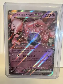 Team Rocket's Mewtwo ex 205 Sv: Scarlet & Violet Promo Cards Holo - Image 1