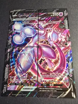 Mewtwo V-UNION [Set of 4] SWSH: Sword & Shield Promo Cards Holo - Image 2